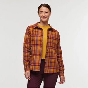Cotopaxi Mero Organic Flannel Shirt - Women's Large Plaid‎ Multicolor